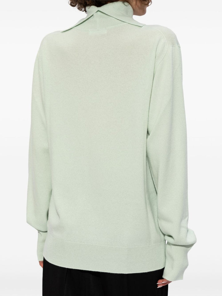 Jil Sander Turtle neck - Verde | a9fd09e938eef1ab6341ef49c2f4250db82a7c65