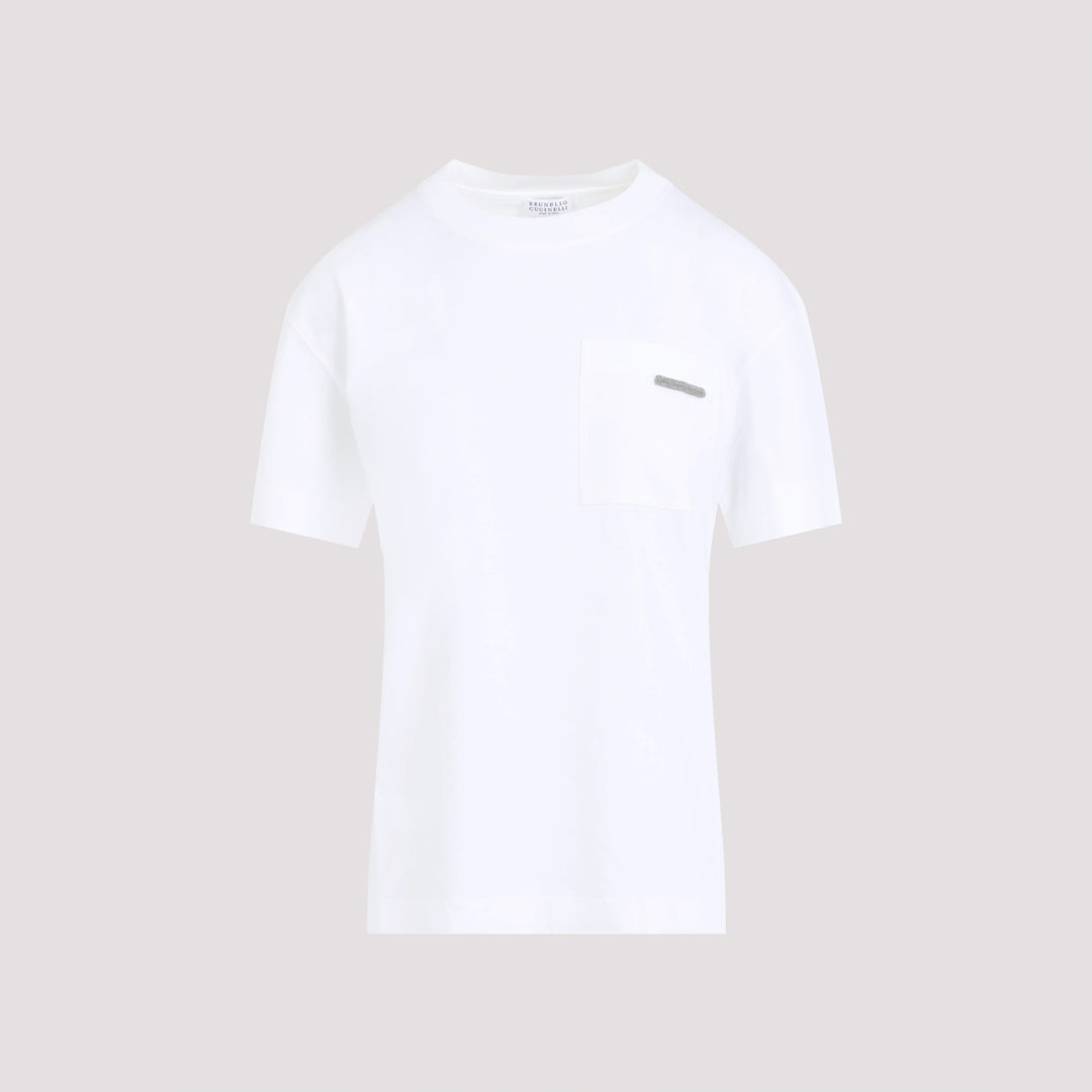Brunello Cucinelli T-shirts - Bianco | a481ed2f18f745fbbd27933291efdc4bfdd09eef