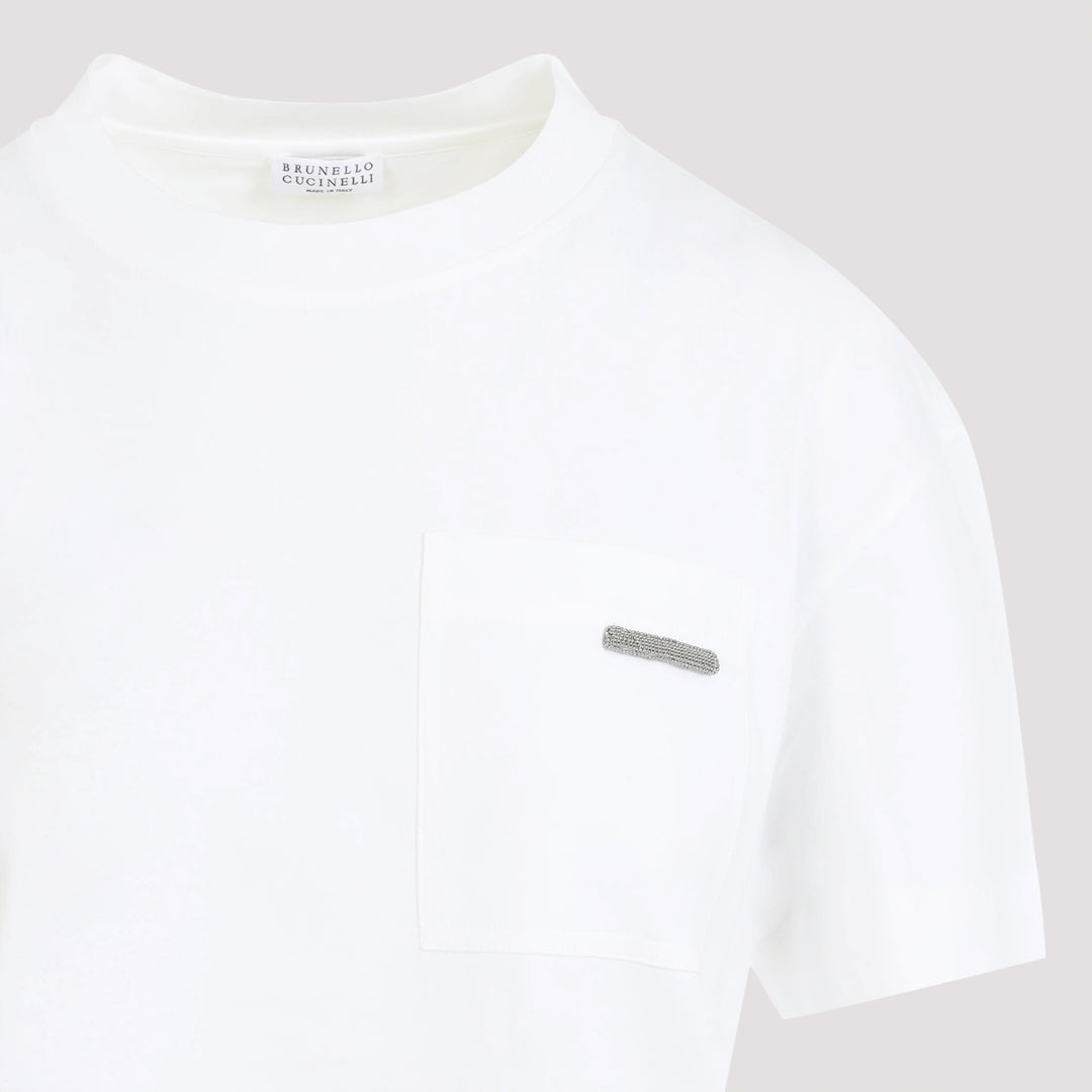 Brunello Cucinelli T-shirts - Bianco | e0acb95a15f2b3e06f74e380087a7e8ffbbedd6c