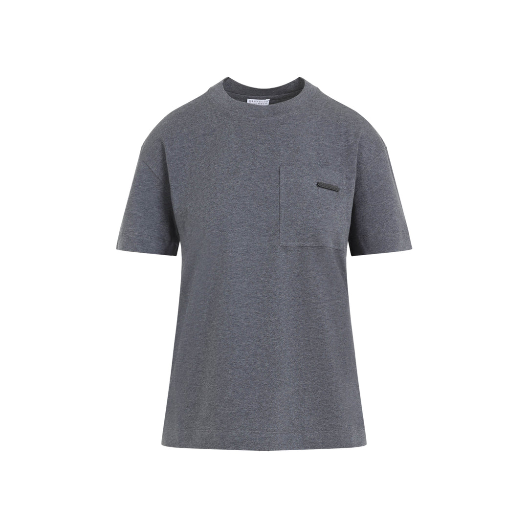 Brunello Cucinelli T-shirts - Grey | 34a302c347c105540ec7dde9156a3d6a5711ab8f