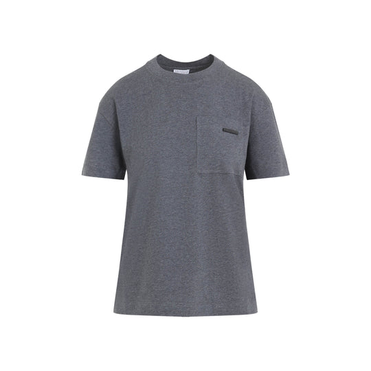 Lead Grey Cotton T-Shirt