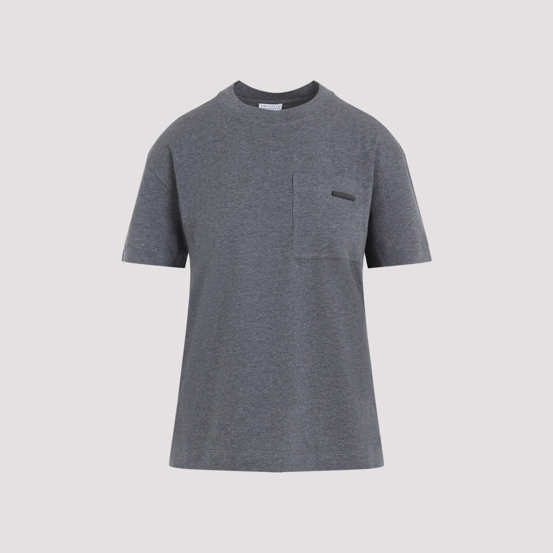 Brunello Cucinelli T-shirts - Grey | 7bebb5bad385d9faf9c4276dd7030e16e343fac5
