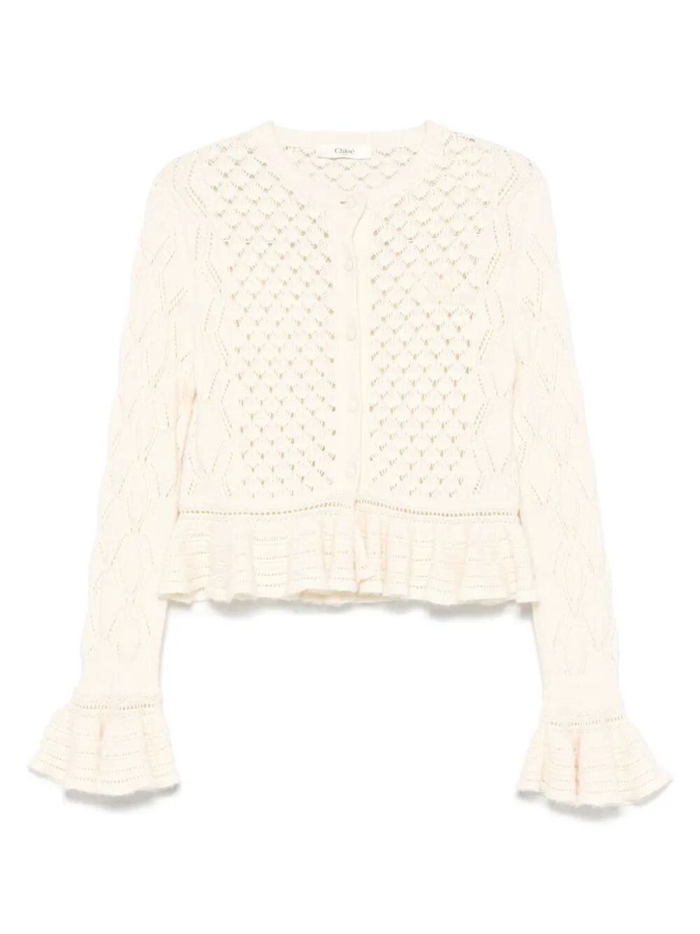 ChloÉ Top - Bianco | 629744beb90d7ee29183a72b2a8b74ff130b2e10