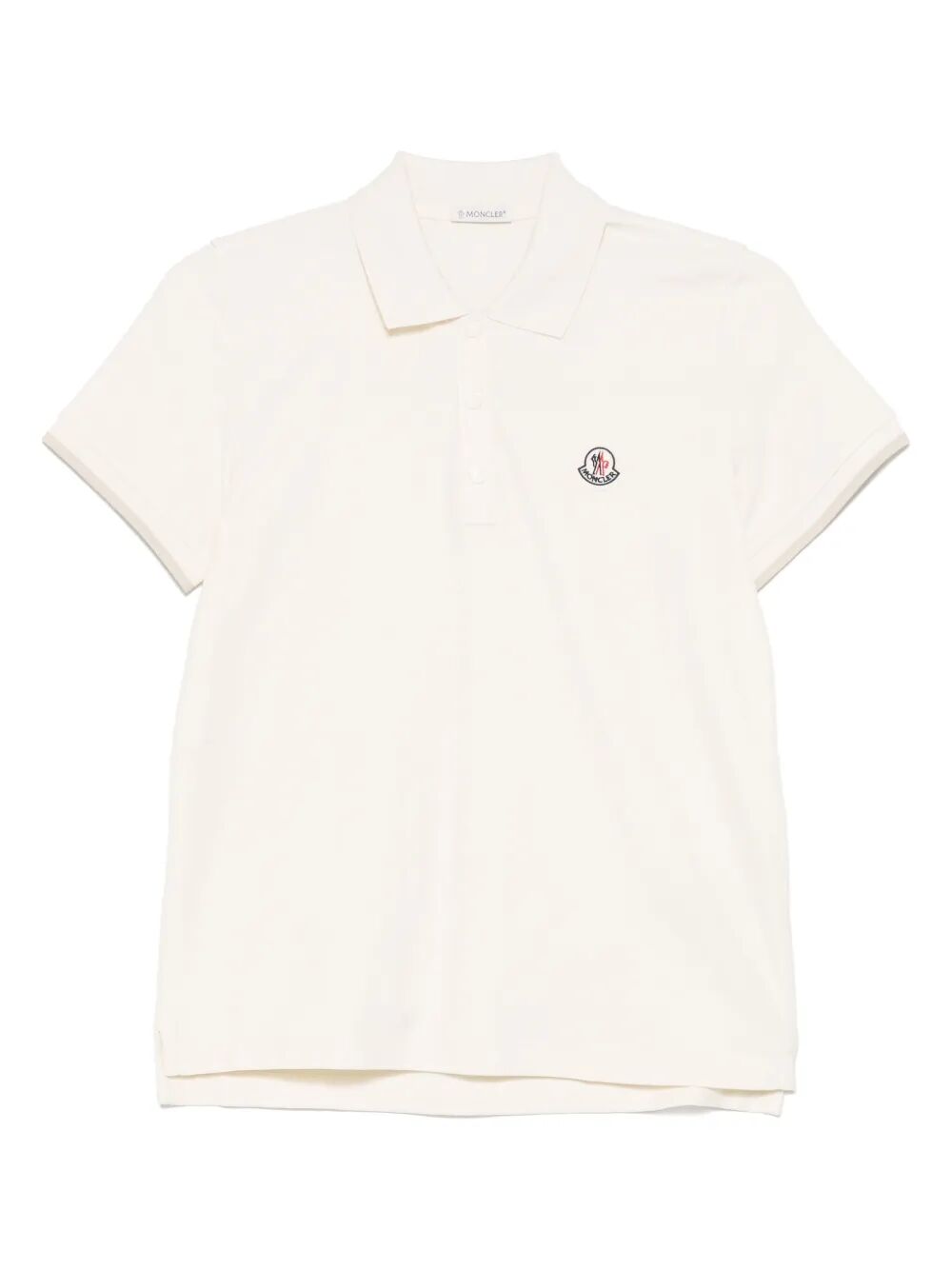 Moncler Polo - Bianco | c87335baa0ec46602bcf83ac4f48ff177ce551fd
