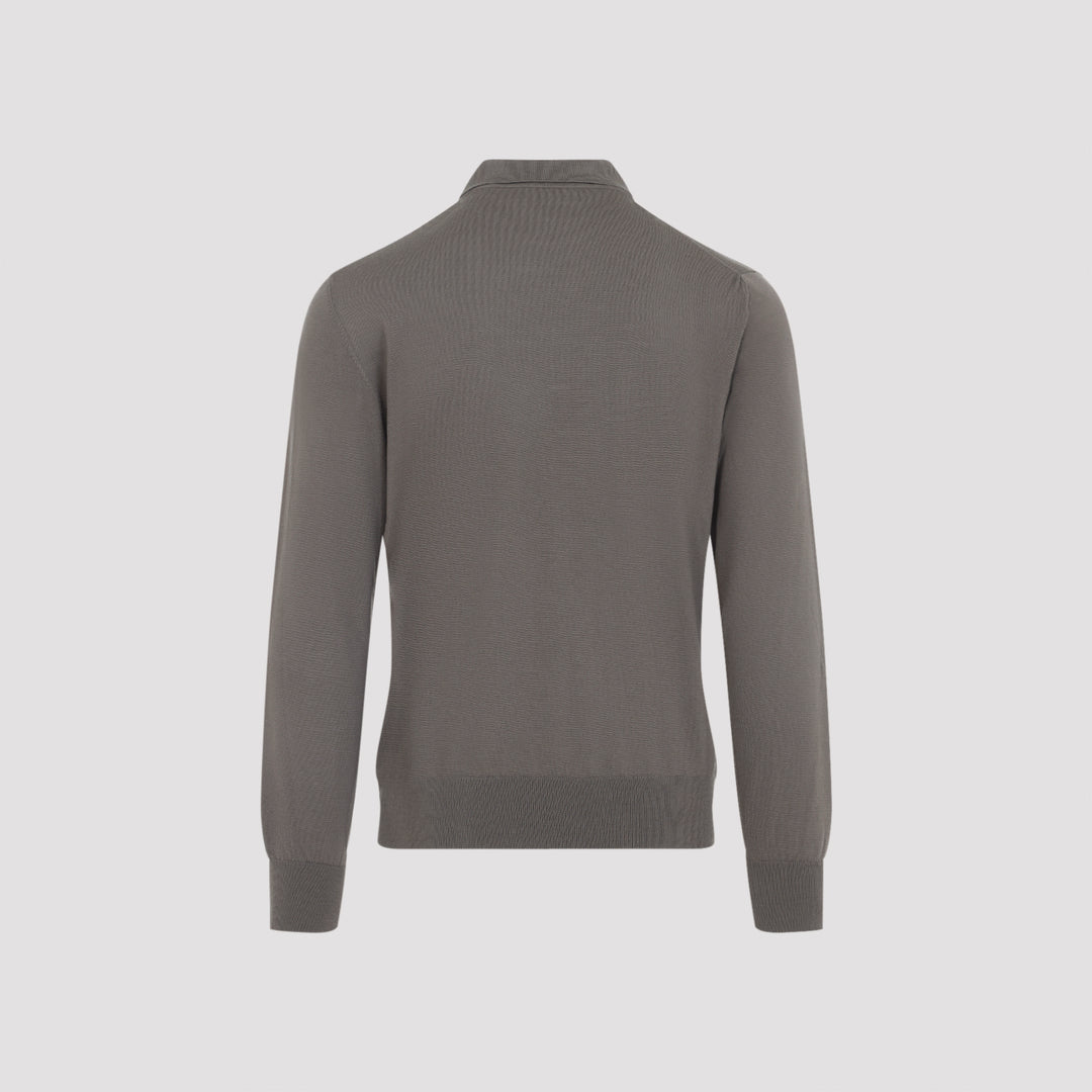 Brioni Polo - Marrone | d61771350e941b45831c855660b4d542c3e9d293