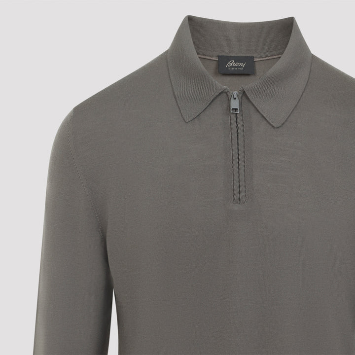 Brioni Polo - Marrone | c179a23a917fed7386635d2c2463a6d3ec7cdc5d