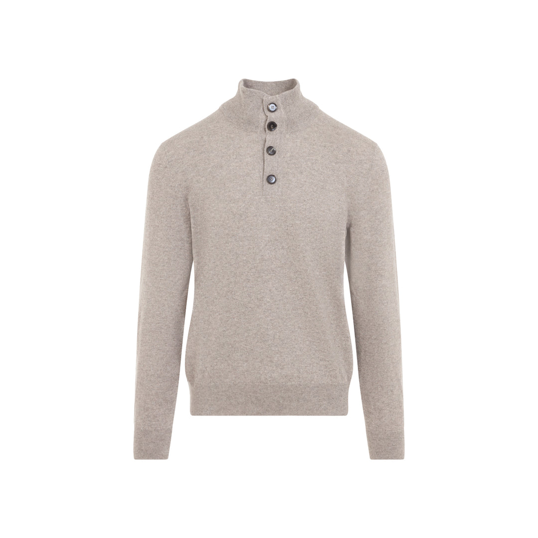 Brioni Pullover - Nude & Neutrals | 596f371a6f60297403f6833e9ce05f1ac5e70410