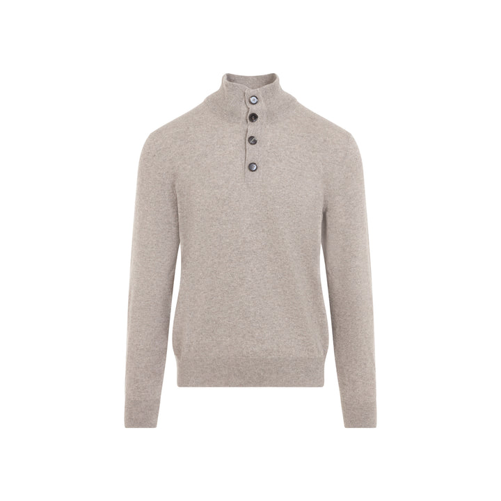 Brioni Pullover - Nude & Neutrals | 596f371a6f60297403f6833e9ce05f1ac5e70410