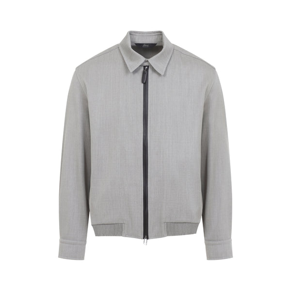 Sand Zip-Up Blouson Jacket