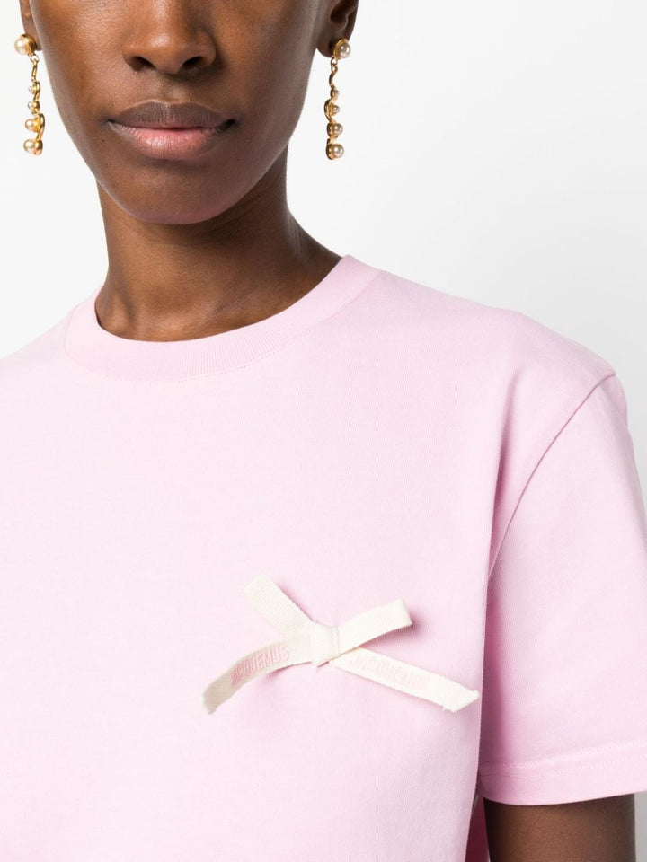 Jacquemus T-SHIRT - Pink & Purple | d8599e1a990294d0c0c34c51bc163f7259b96873