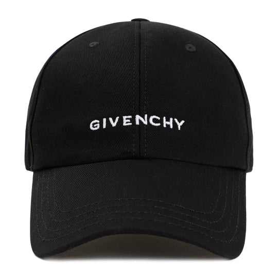 Black Embroidered Cap