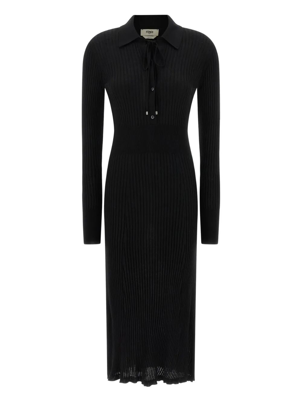 Fendi Midi dresses - Nero | 1d56507903a70920aeefbe3e96322b390a8e3edb