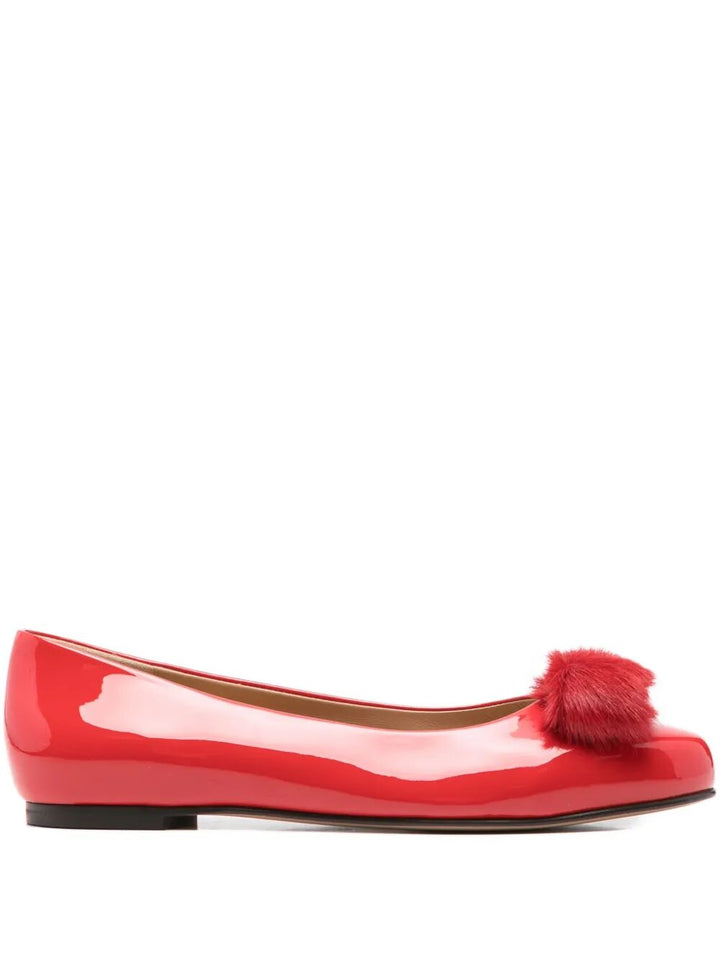 Ferragamo Ballerinas - Rosso | a1f8e70a960636b33c7af40dd5e86cf77b80182c