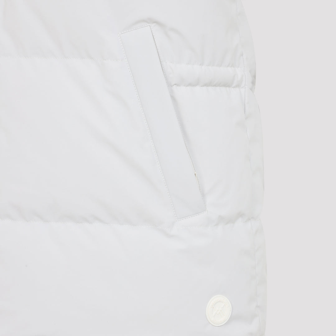 Yves Salomon Gilet - Bianco | fb11363a48ac4fc07afd3d90c5c3cf80af6f4bce