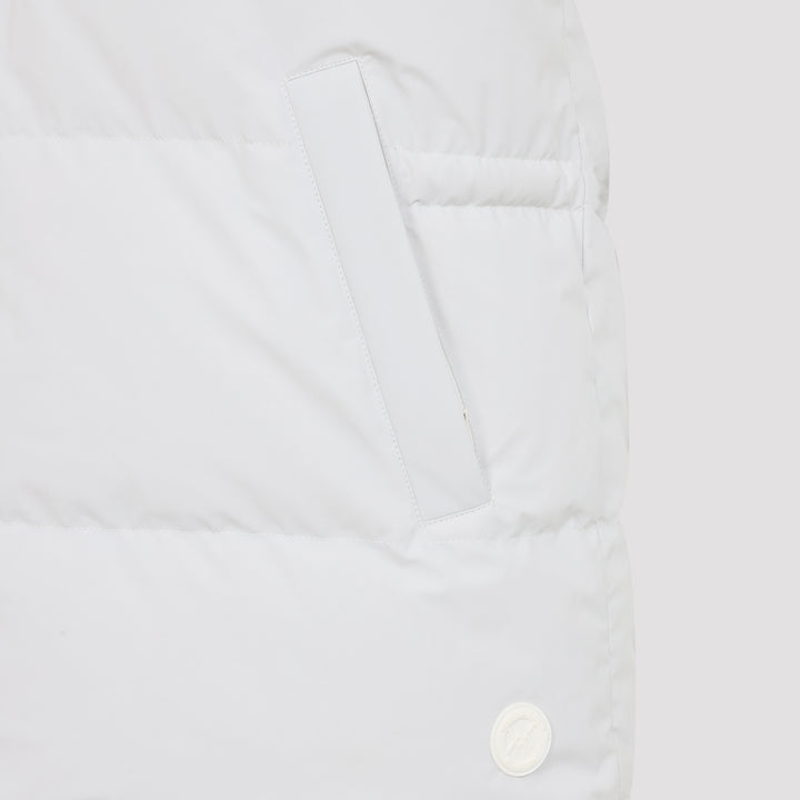 Yves Salomon Gilet - Bianco | fb11363a48ac4fc07afd3d90c5c3cf80af6f4bce