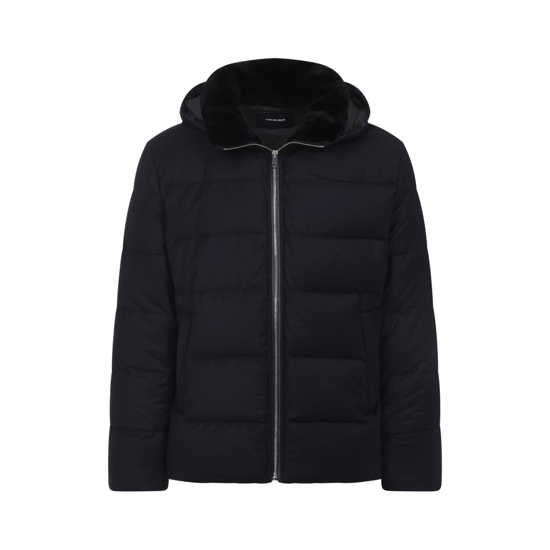Yves Salomon Down jackets - Blu | f5ae2d4c5d99a329f3e1bcb6a07ff41337c624d4