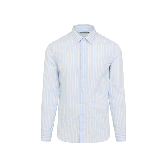 Light Blue Cotton Format Shirt