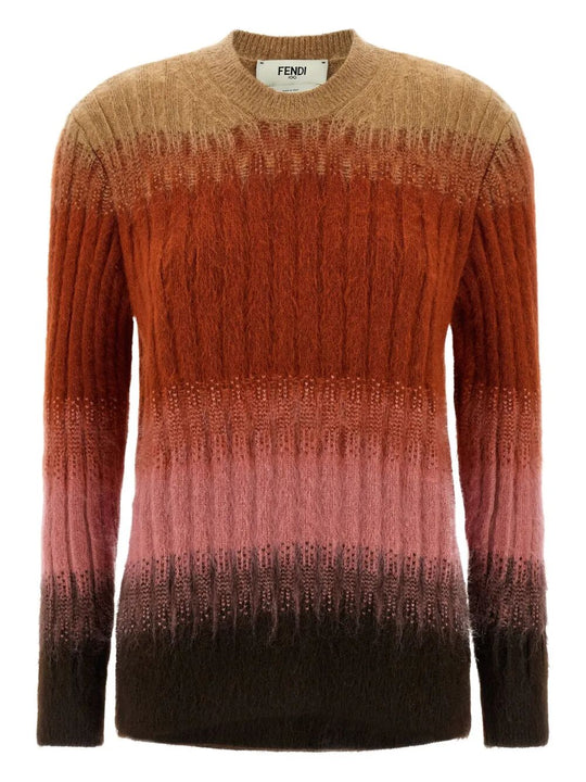 Maglia In Mohair E Lana DÉGradÉ