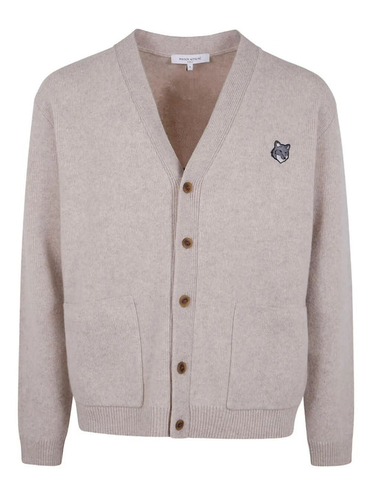 Cardigan Fox Head Milano In Lana