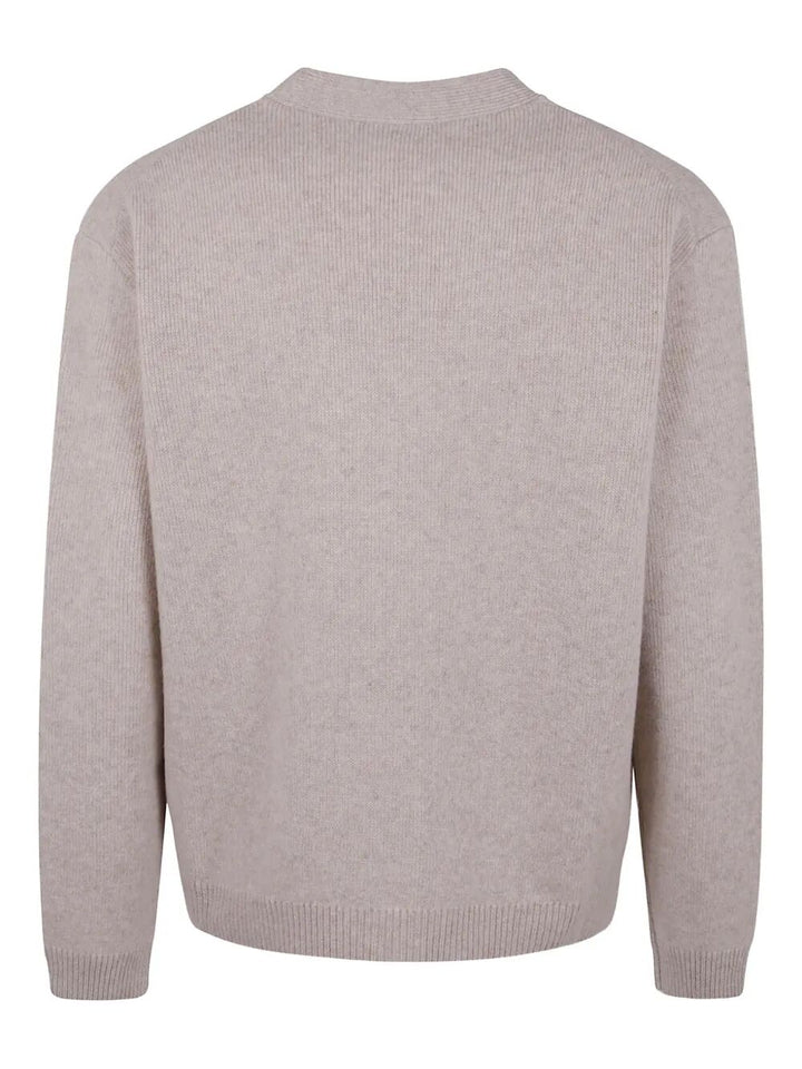 Maison KitsunÉ Cardigan - Nude & Neutrals | 2683fc685d1525367ed562d3c0937d7f07ac0e34