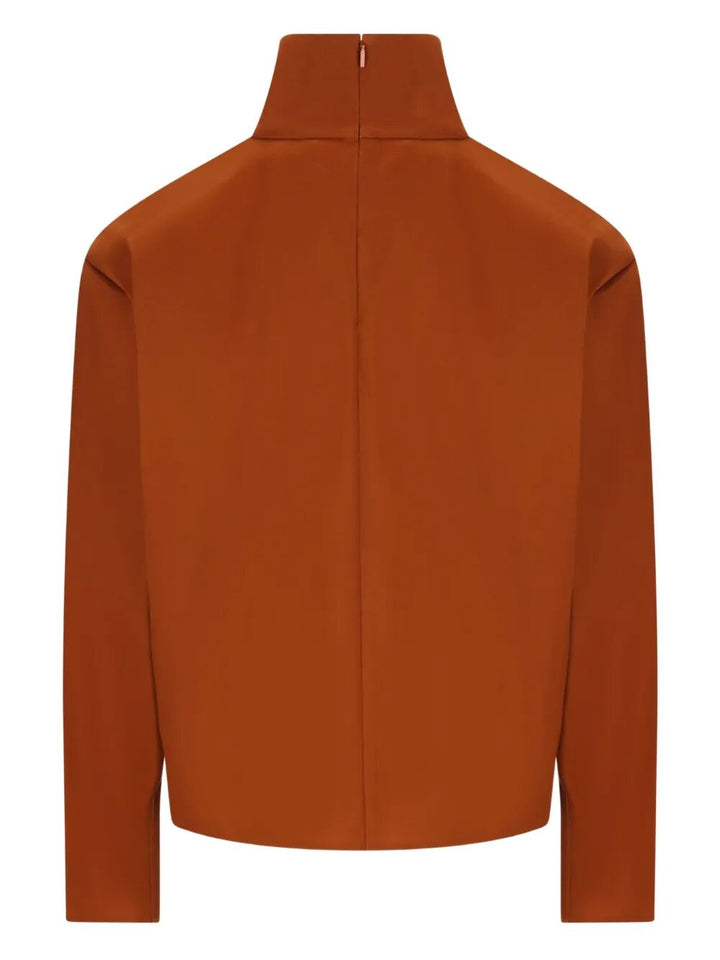 Saint Laurent Paris Top - Marrone | 31ac36b614d07e446355da99684c008284899dc4