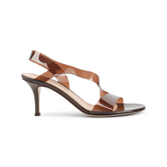Brown Pvc Metropolis Sandals
