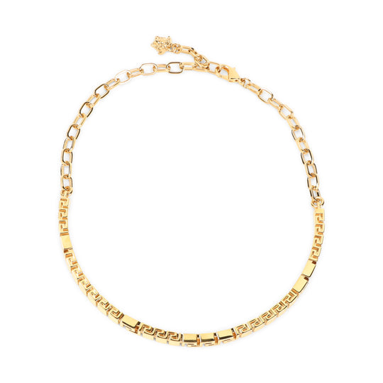 Gold Brass Metallic Choker