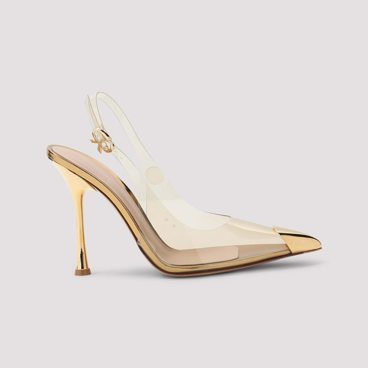 Gianvito Rossi Decollete - Metallic | fe39fe63ebc0d94bb6d3ff1e314e3996504f05fa