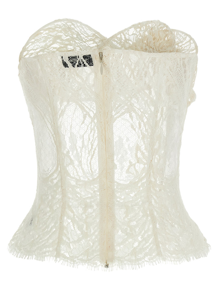 Magda Butrym 01 Top - Bianco | a485c0aad14f18a6b4b146335bb267290c10532a