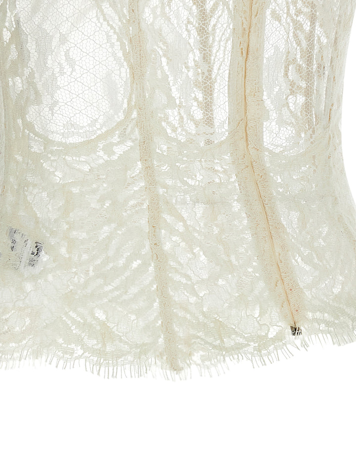 Magda Butrym 01 Top - Bianco | 8b9d9f27f9afb1798961d32bf49a752238443d67