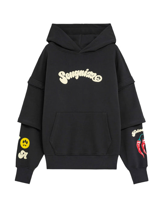 Cotton Hooded Sweatshirt