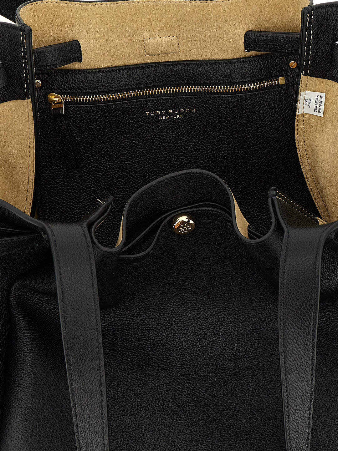 Tory Burch Romy Tote Tote - Nero | 21822a1471f895070baad65466ac98878675bcdf
