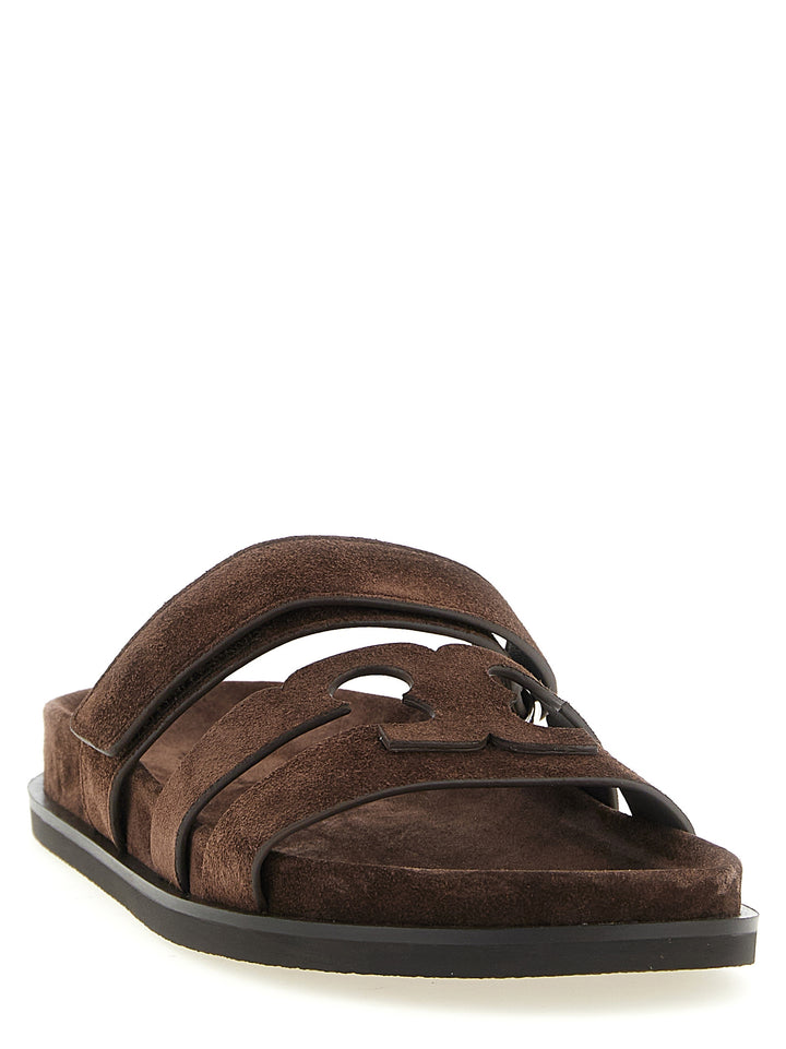 Tory Burch Ines Sandali - Marrone | 5ac4c3d63cd4f6e0557f70e595b3130fd25f5ba1