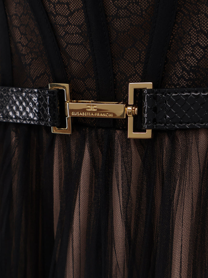 Elisabetta Franchi Dresses - Blacks and greys | 3fd5bb35b61588c86995cd139a752deb59e0c264