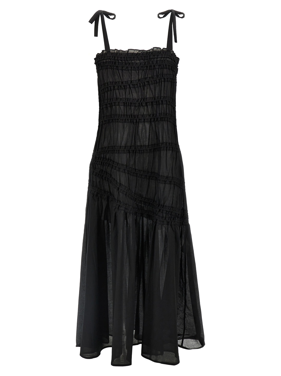 Tory Burch Shoulder Tie Abiti - Nero | e45fb01586102386db5d7f98a3358e324b7572d1