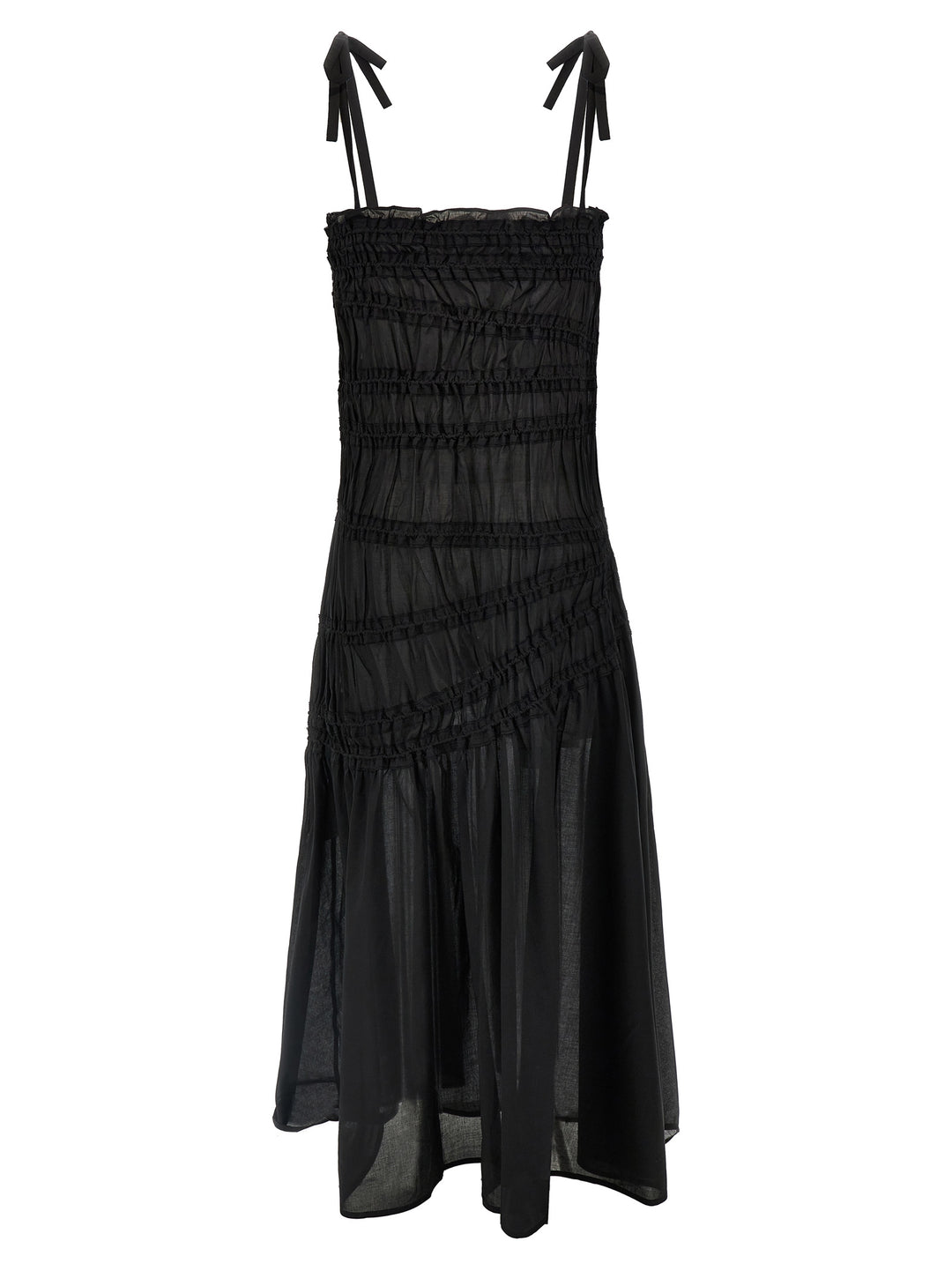 Tory Burch Shoulder Tie Abiti - Nero | ee0b912a853666d63f2ac935e6f64c5fbbc3544e