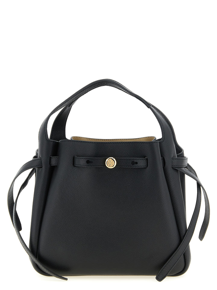 Tory Burch Romy Small Borse a Mano - Nero | b4987c4b7e66c72fcab5301f86278b0faa3f8e57