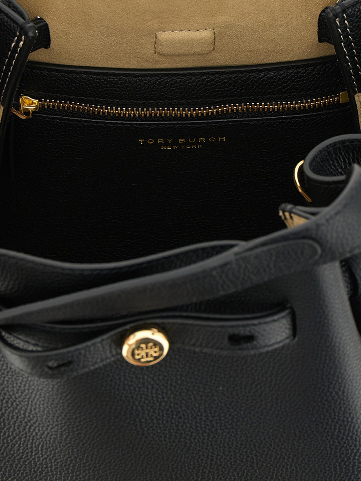 Tory Burch Romy Small Borse a Mano - Nero | b9c452e2c87e25b2a3a409bc28c4c49ab03c0e1b