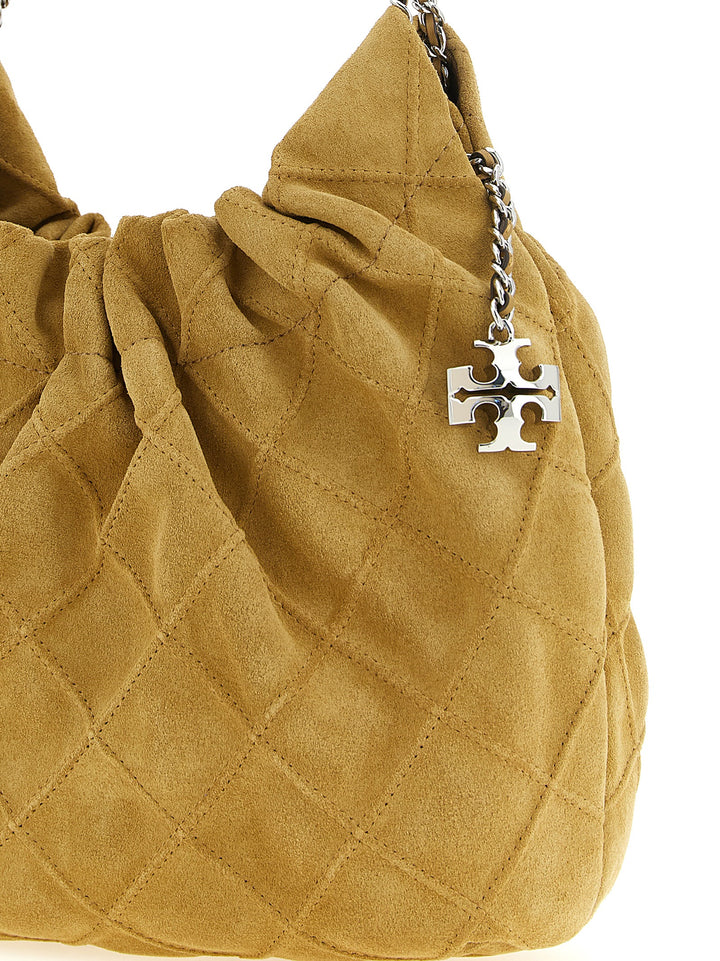 Tory Burch Hobo Mini Fleming Borse a Spalla e Tracolla - Beige | b0472401c1df2b551a0387db2216c85cb16f2547