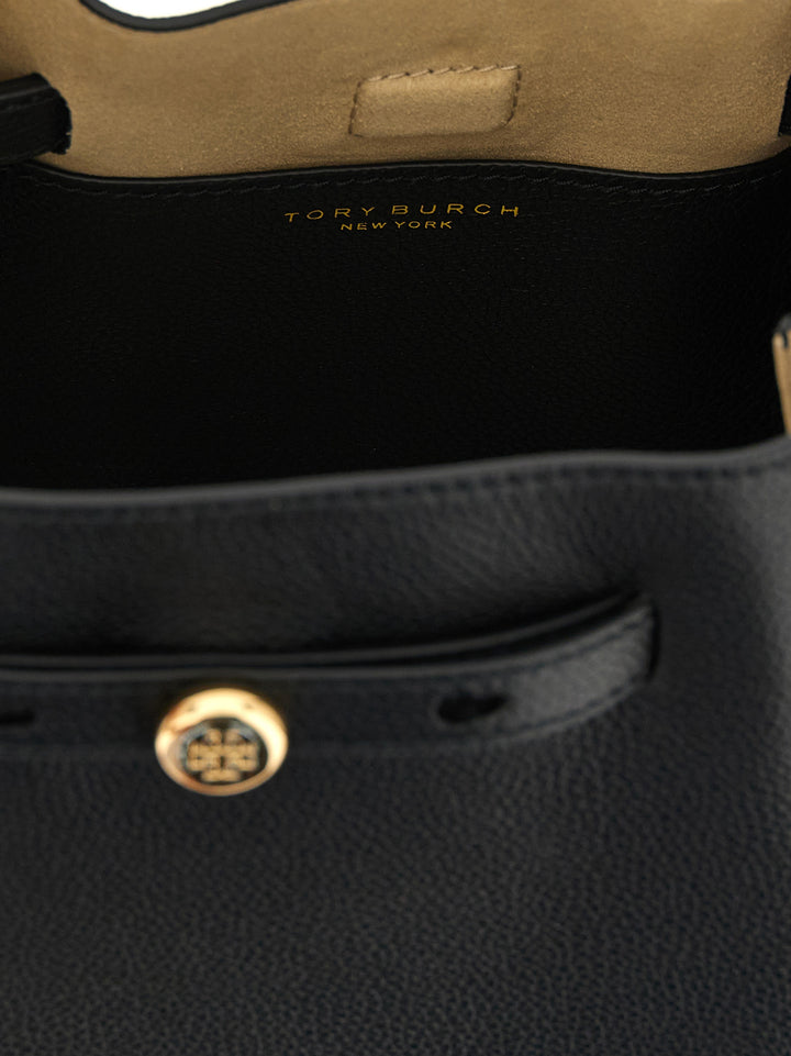 Tory Burch Romy Bucket Borse a Tracolla - Nero | 5d3a8fba92a3c96433cc0a953443f8d7385478fd