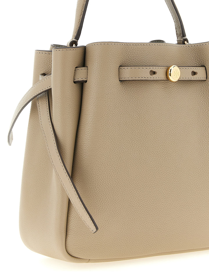 Tory Burch Romy Borse a Mano - Beige | 7befc0fa6a7bb2bfd6753536bbb425ebd02a46ec