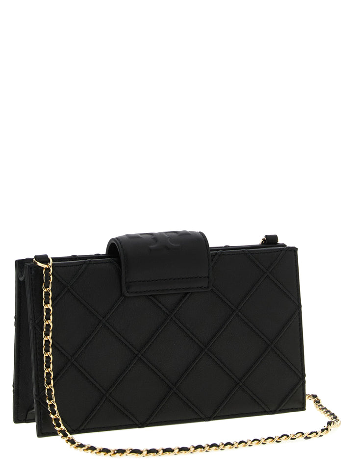 Tory Burch Fleming Portafogli - Nero | db8f3945b2148ebcf458806f578def769a444e13