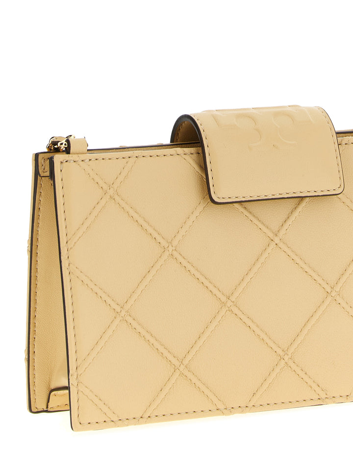 Tory Burch Fleming Portafogli - Beige | d75e27bd58e3078bcf601b4cb7c4f853cf4ea2a4