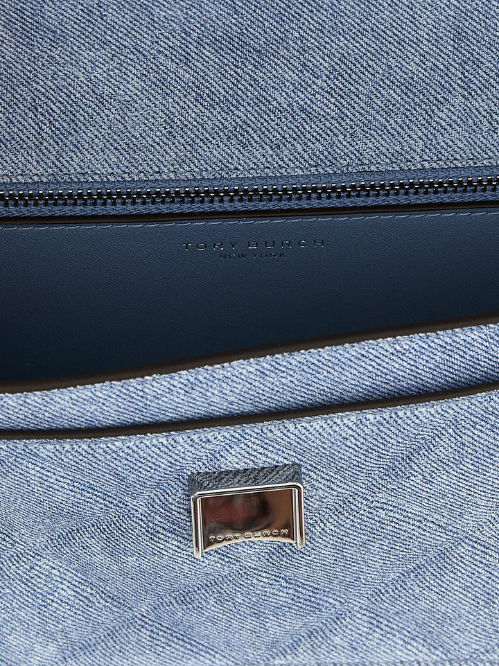 Tory Burch Fleming Convertibile Borse a Spalla e Tracolla - Celeste | 9e688f68d95b323e7f217d6885587895c668ea30