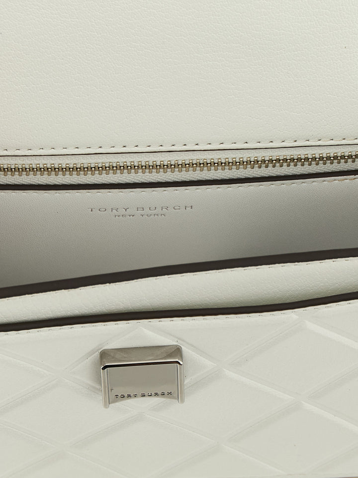 Tory Burch Fleming Small Borse a Tracolla - Bianco | 2ebb229c98148325b1e14b8165d2e1c85440a4d9
