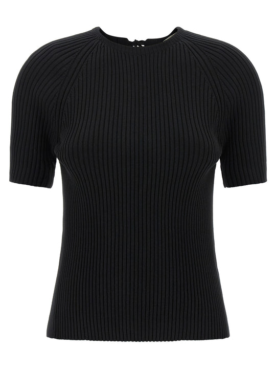 Back Closure Sweater Maglioni Nero