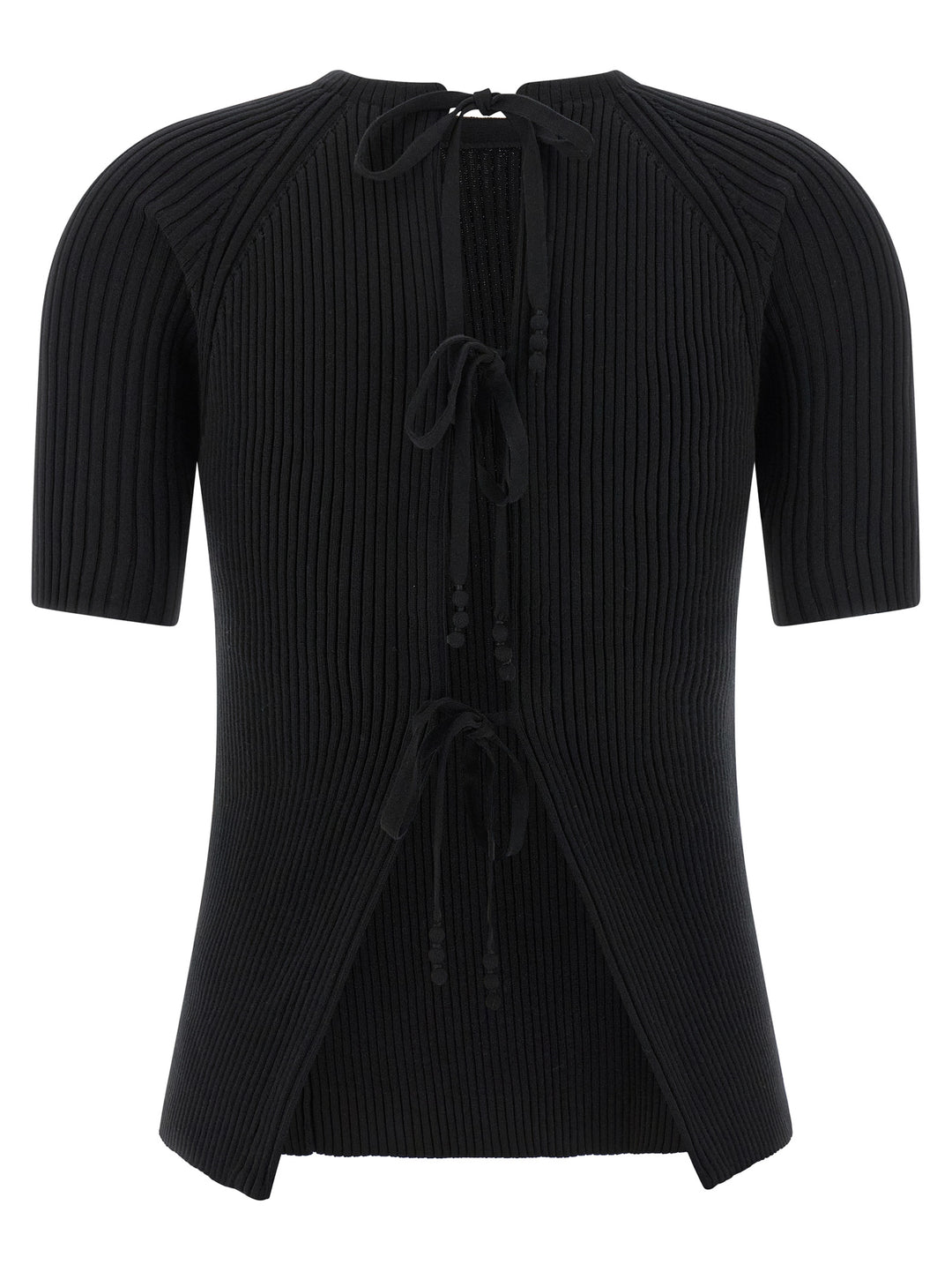 Tory Burch Back Closure Sweater Maglioni - Nero | a18329fa0ad039023b4f620838e2e4815d501458