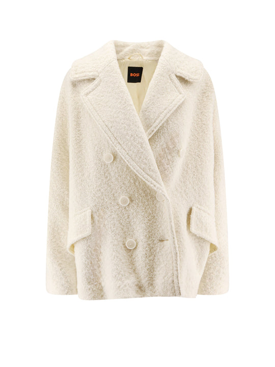Wool Blend Caban Coat
