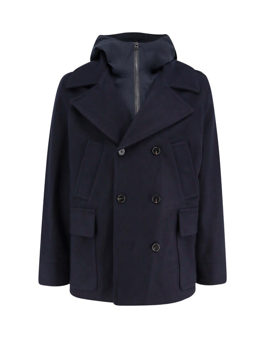 Double-Breasted Wool Coat