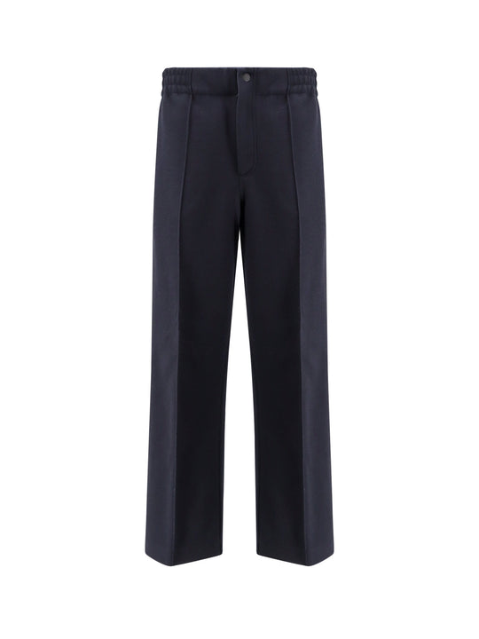 Interlock Trousers With Embossed Logo